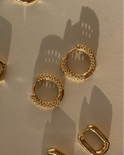 Coral Hoops - Haylo & Co.