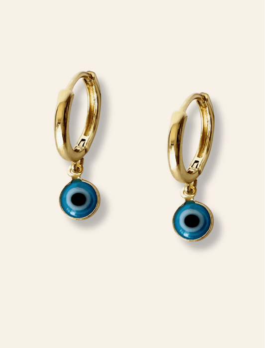 Evil Eye Cercle Hoops - Haylo & Co.