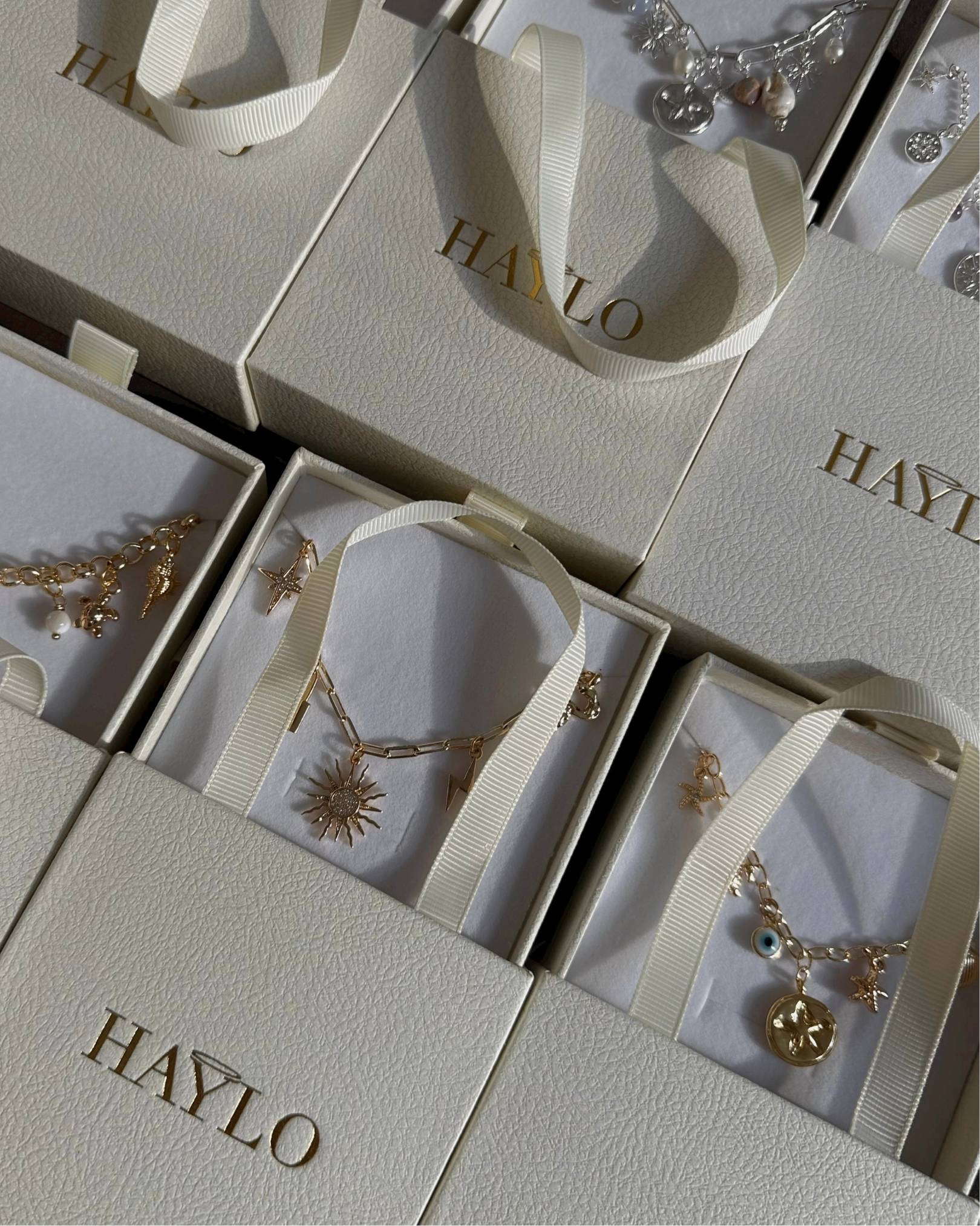 handmade charm necklaces by haylo and co jewelry