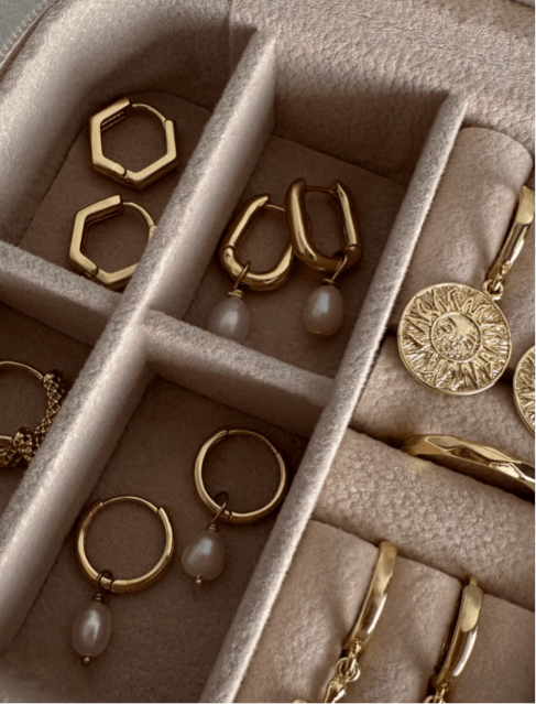 Lucky U Pearl Hoops - Haylo & Co.