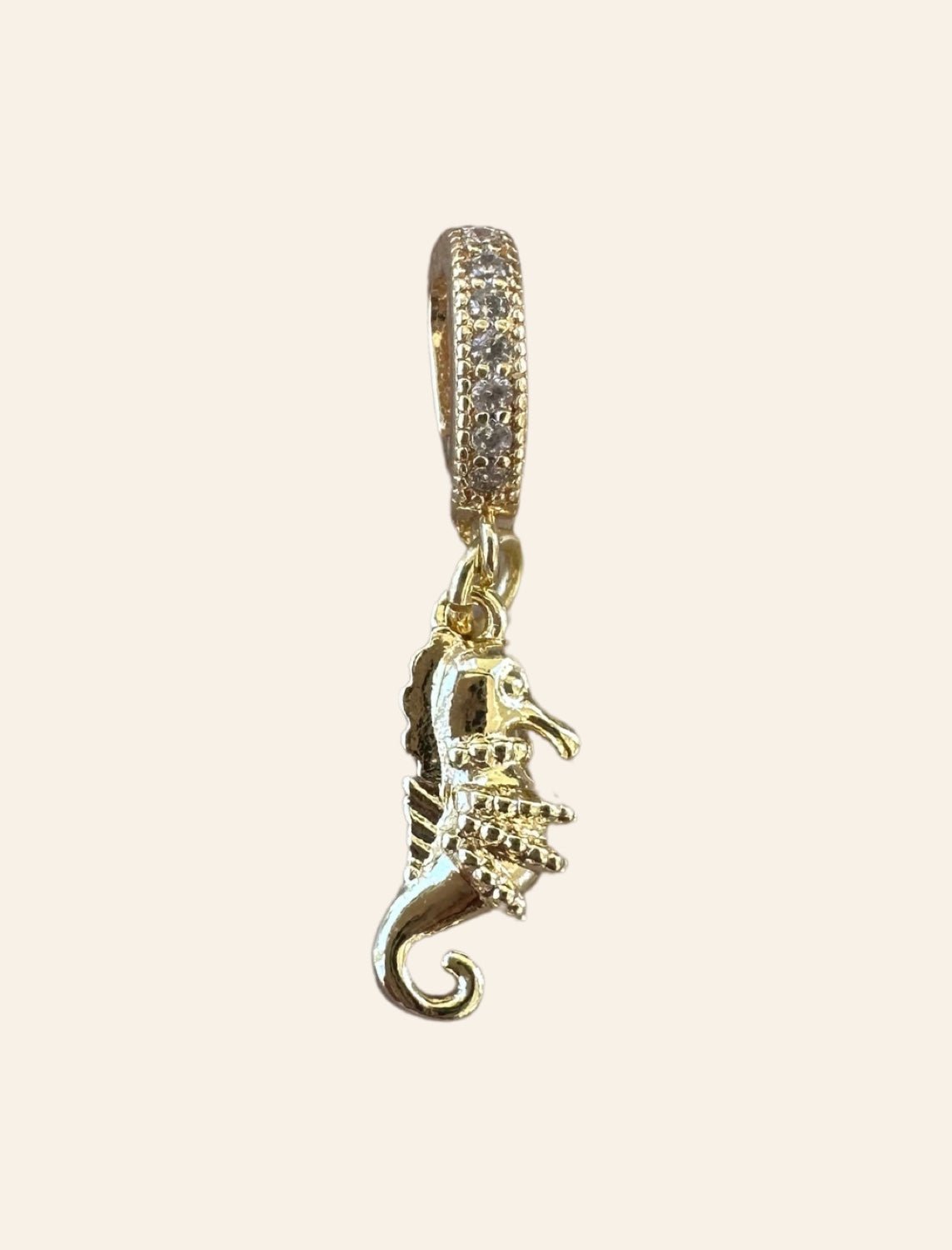 Seahorse bikini charm — handmade, HAYLO & CO