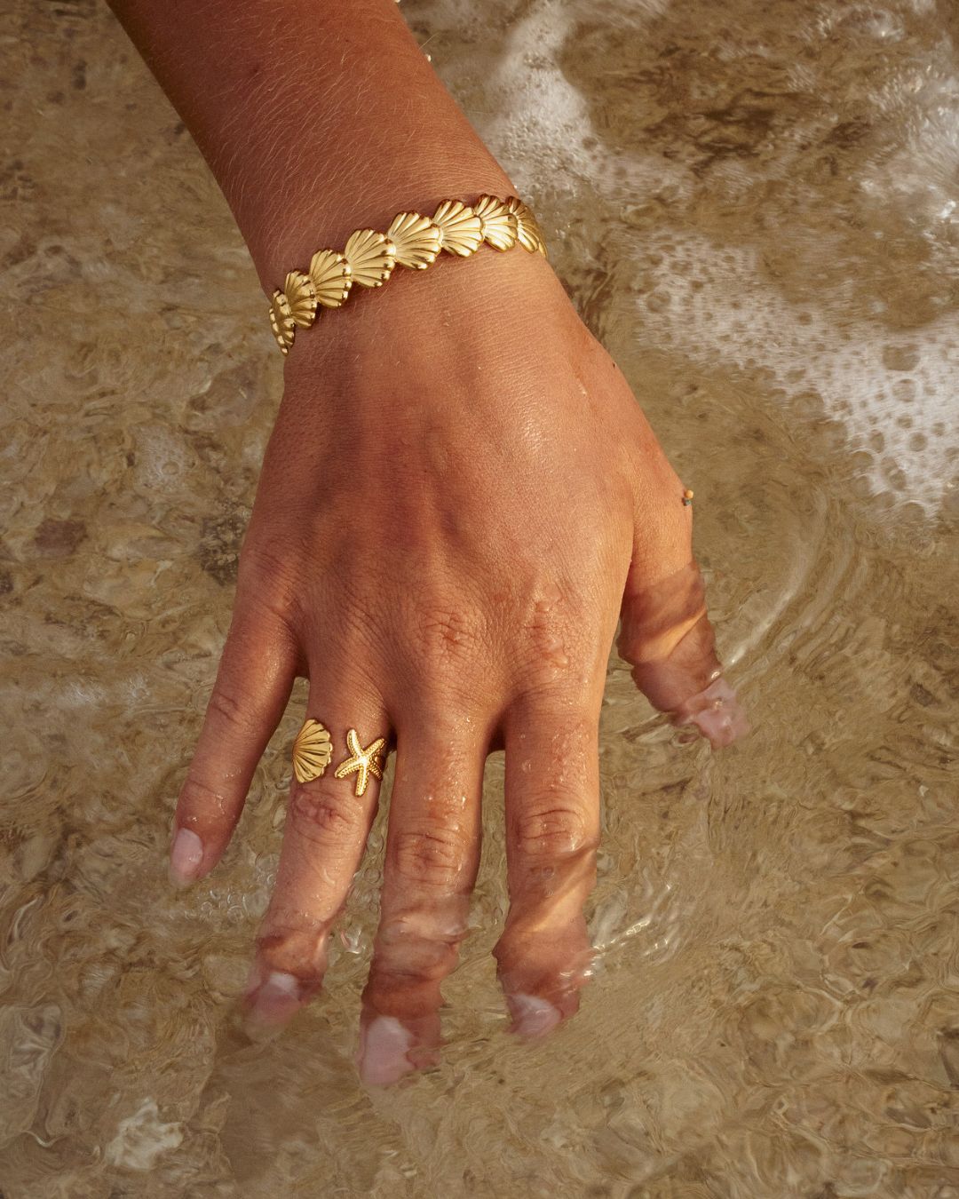 Shell Bracelet Cuff - Haylo & Co.